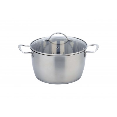 Кастрюля со стеклянной крышкой Con Brio CB-1114